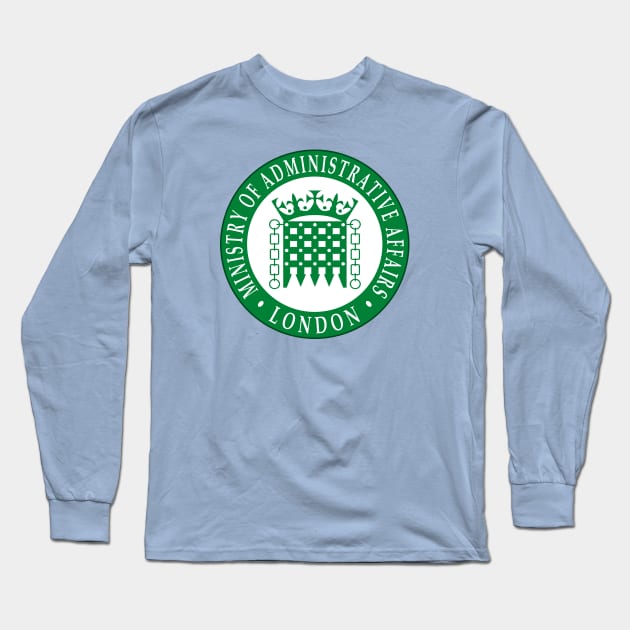 Ministry of Administrative Affairs (Yes Minister) Long Sleeve T-Shirt by Lyvershop